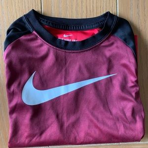 Boys long sleeve Nike dri-fit